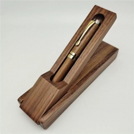 High Qualoity Walnut Wood Pen with Wooden Box Personalized Business Gift Set