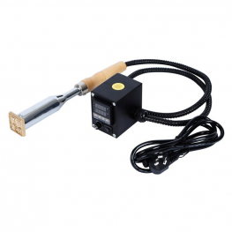 300W Adjustable Temperature Handheld Branding Iron Tool for Leather, Wood, and Custom Logo Embossing